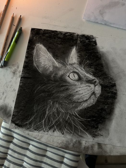 Desene alb negru animale-portret la comanda