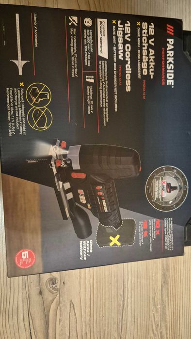 12v Parkside Performance прободен трион НОВ, ГАРАНЦИЯ