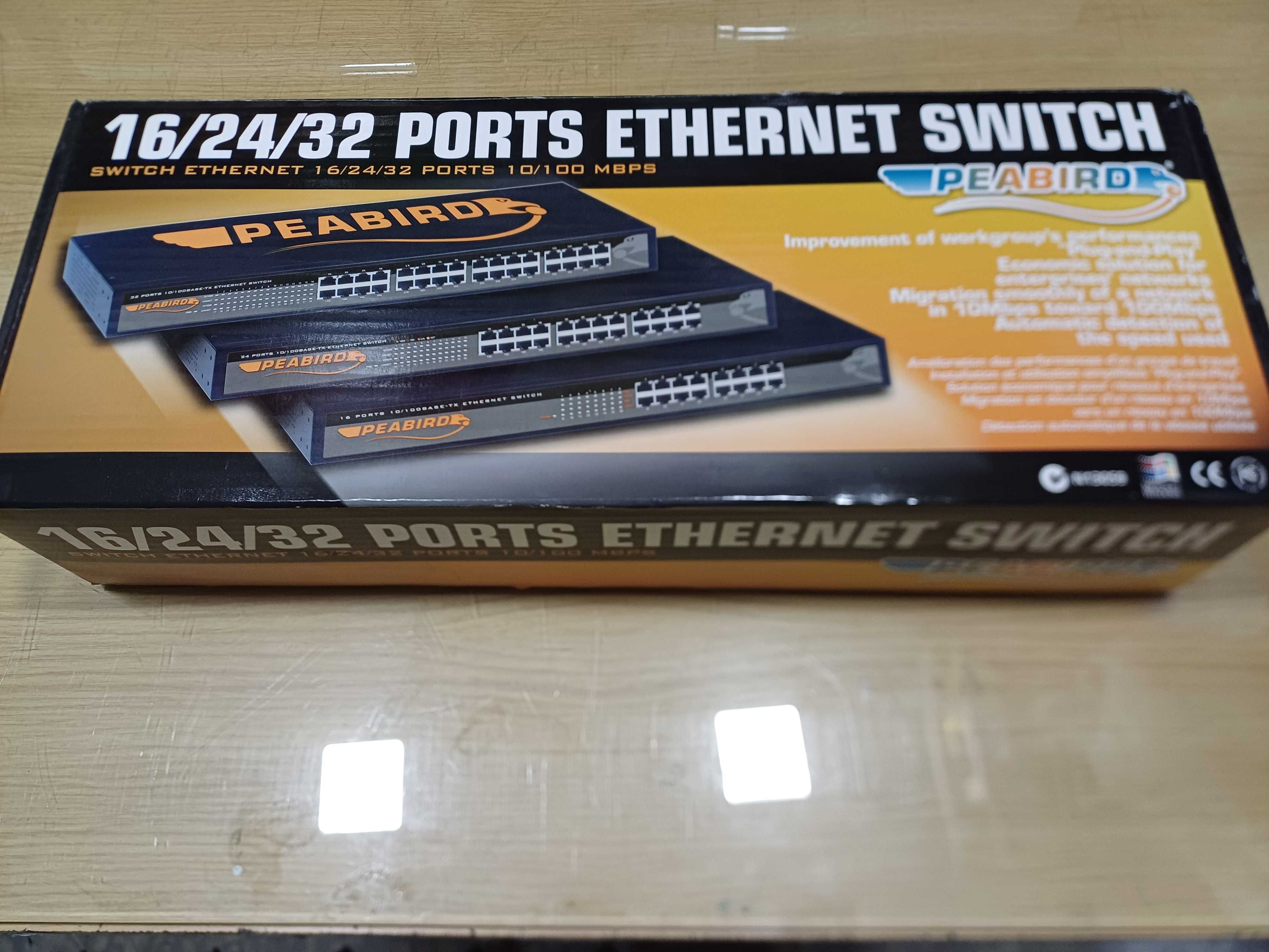 Switch PEABIRD Switch 24 Ports 10/100 Суитч 24 портов