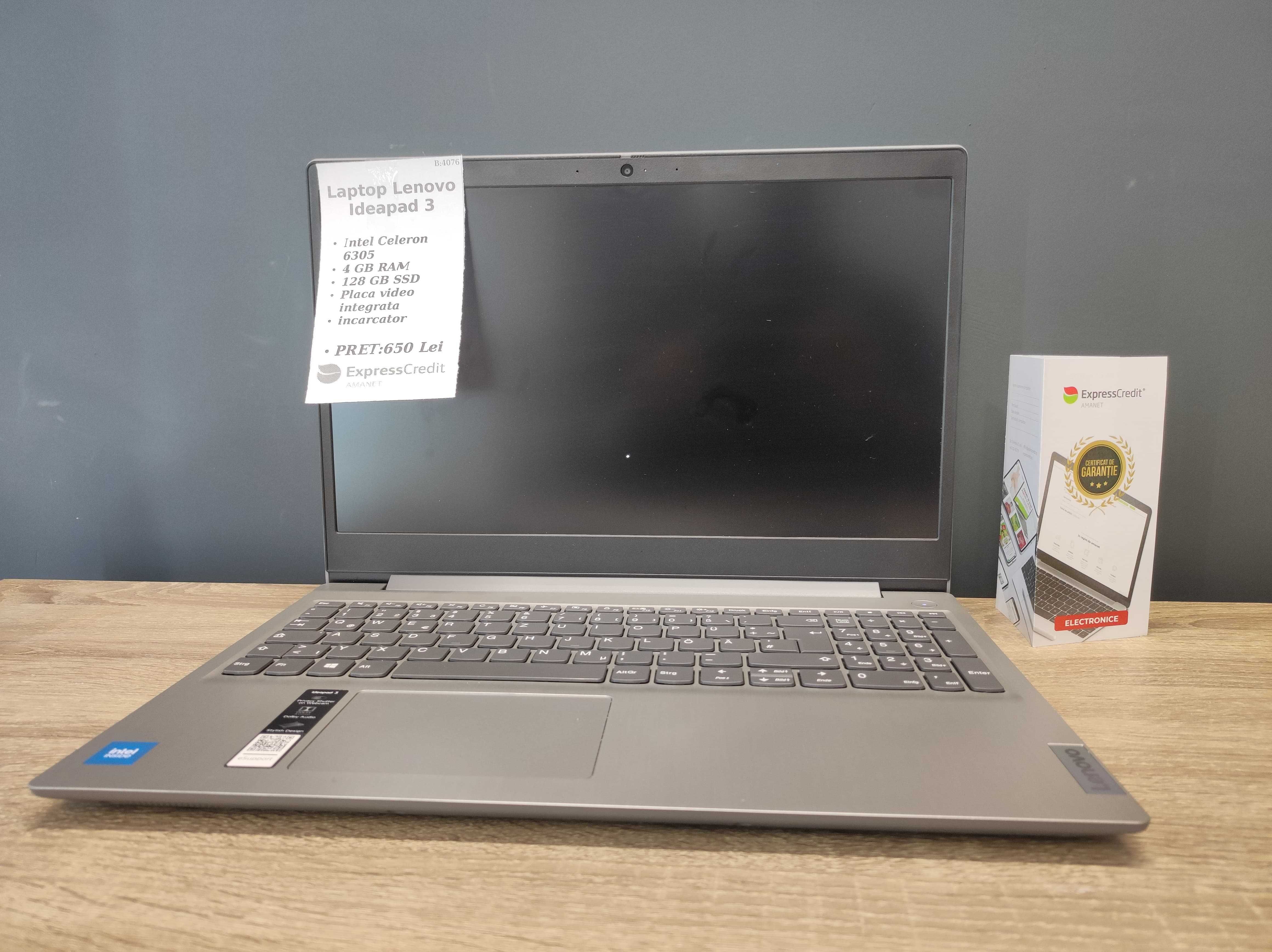 (AG51) Laptop Lenovo Ideapad 3