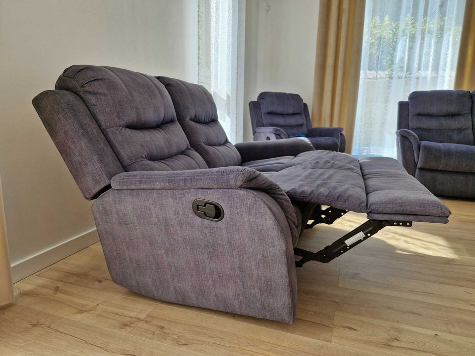 Set canapea 3 2 1 cu recliner