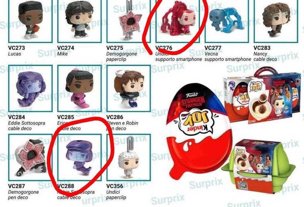 Kinder joy stranger things