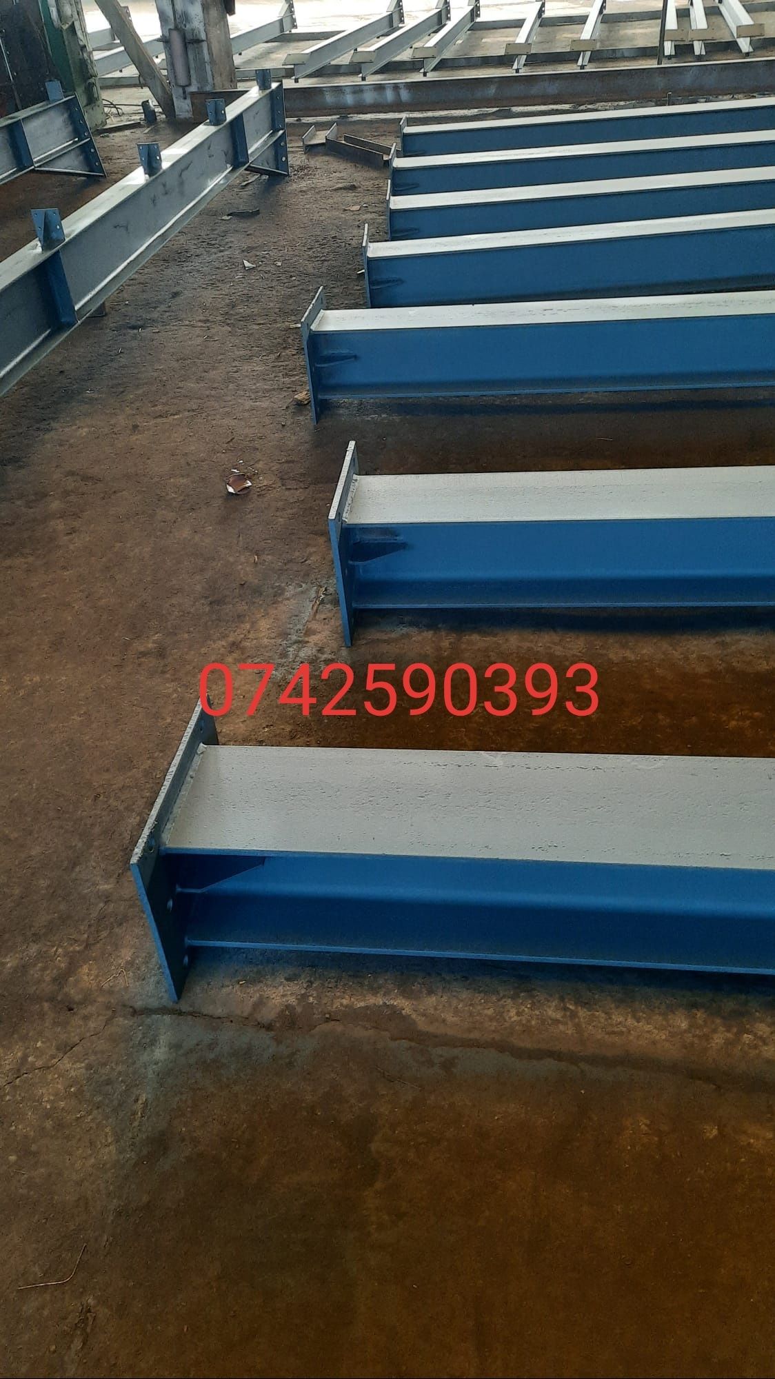 Vand hale structura metalică 15x40 și 12x30