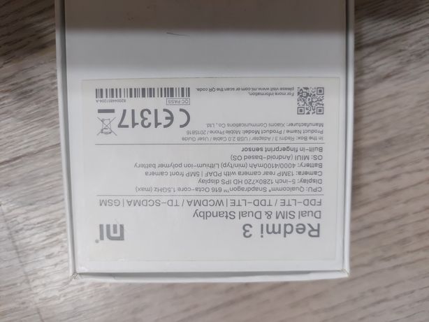 Продам Xiaomi Redmi 3 3GB/32GB золотистый