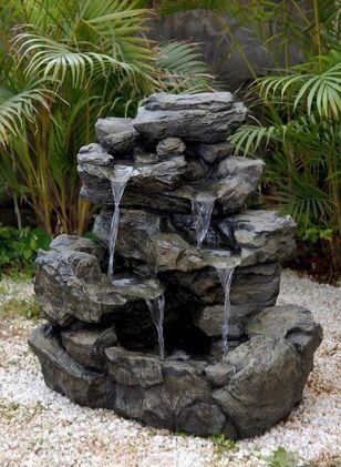 Водопад из искусственного камня