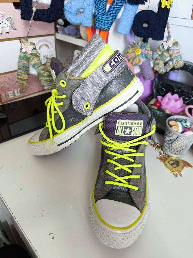 Sneakers Converse All star piele naturala 37,5 fit 38 NOI