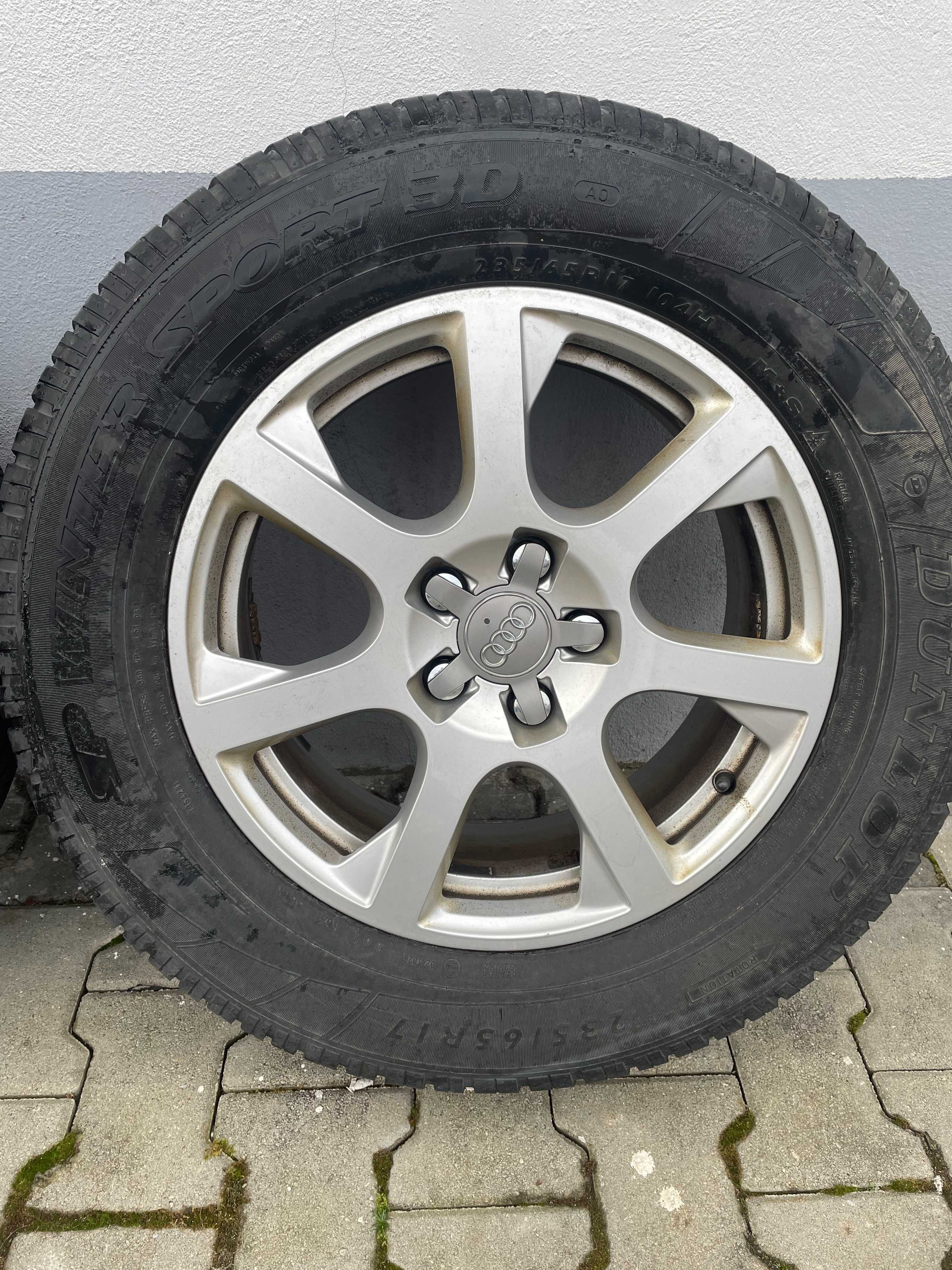 Jante Audi Q5 + anvelope iarna Dunlop Winter Sport 3D 235/65R17