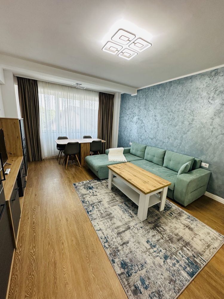 Apt cu 2 camere de inchiriat in bloc nou!