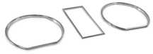 Inele ornament ceasuri bord VW Golf 2 MK2 Jetta CROM NOU