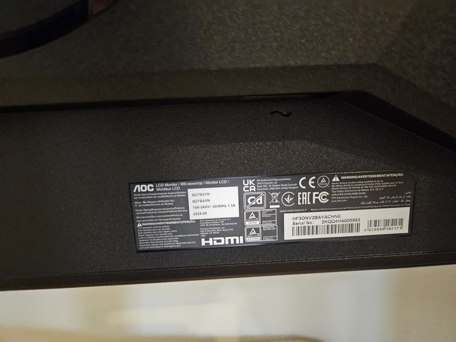 AOC Q27G4XN 2K 180Hz