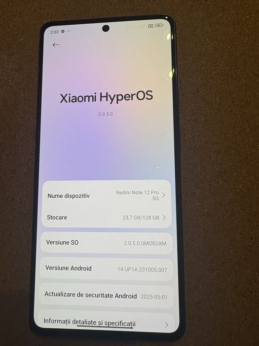 Xiaomi Redmi Note 12 Pro 5G 128 Gb ID-XXL2501