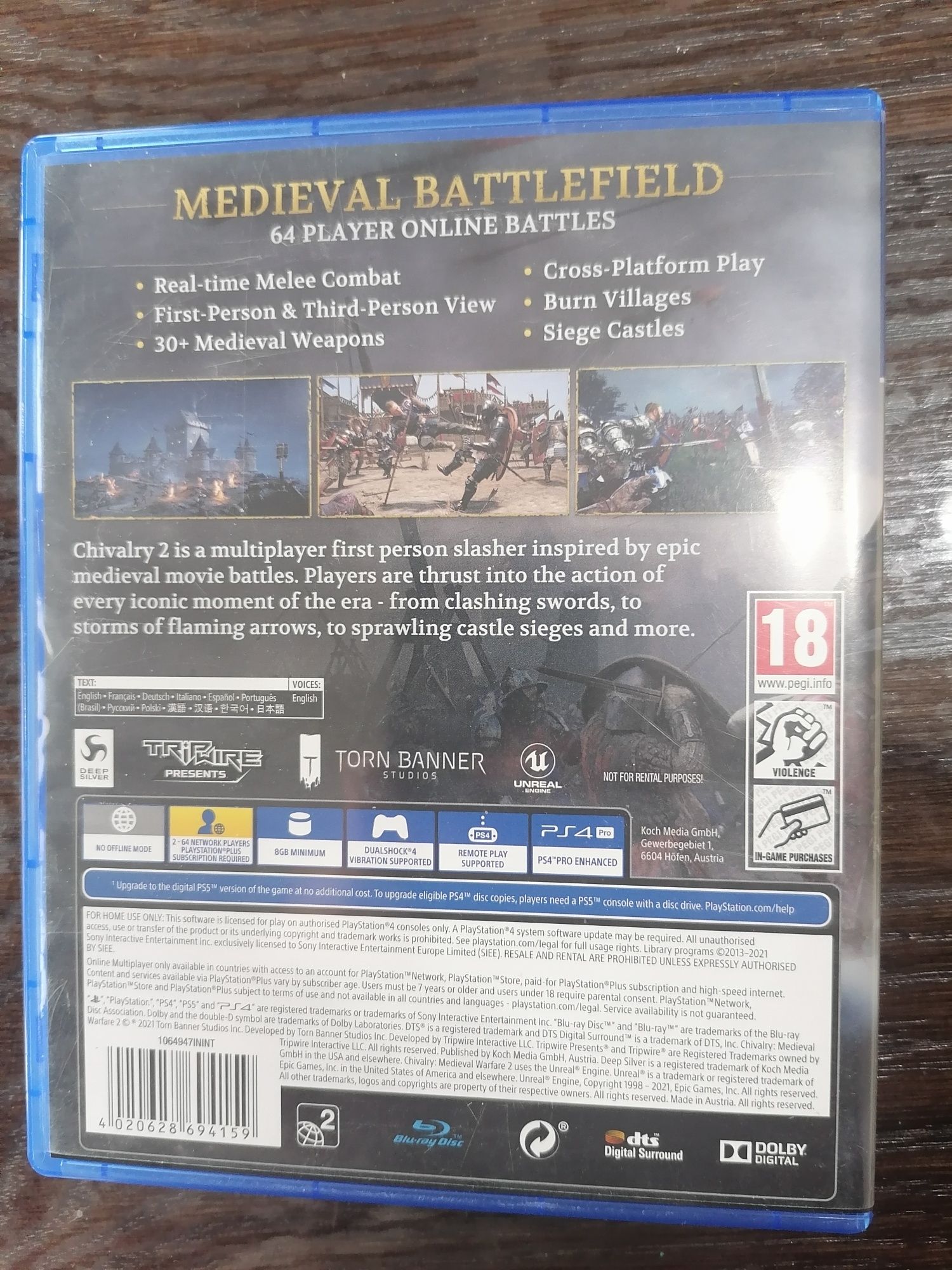 Chivalry 2 Play Station 4