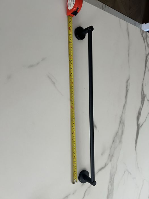 Suport prosop negru pentru baie - Rea