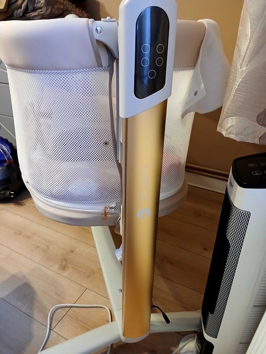 Patut pentru copii Cavoe COQ 4in1, cu balansoar electric, Cashmere