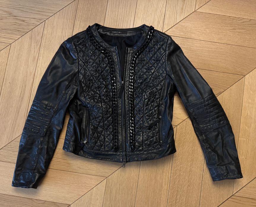 Дамско кожено яке Marc Cain, естествена кожа, размер N2 / EU 36