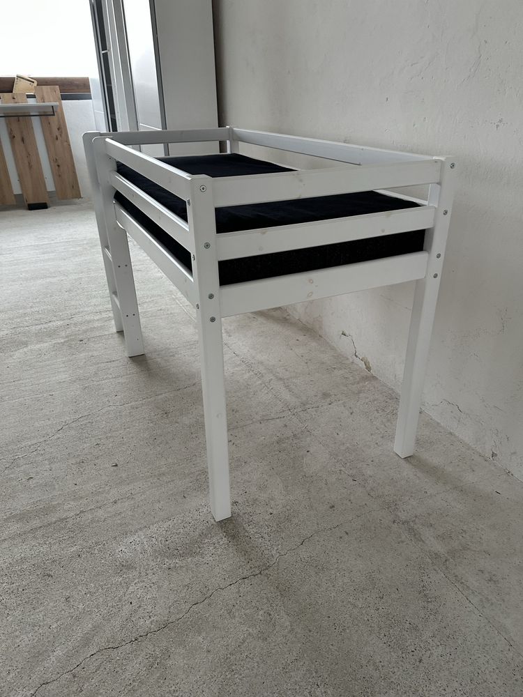 Pat supraetajat pentru copii + saltea