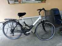 Bicicleta oraș Alu 56 cm dublă suspensie Shimano Deore 21 V roți 28