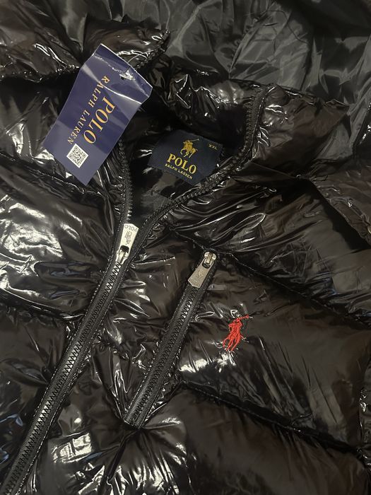 Geaca de iarna talph lauren puffer neagra