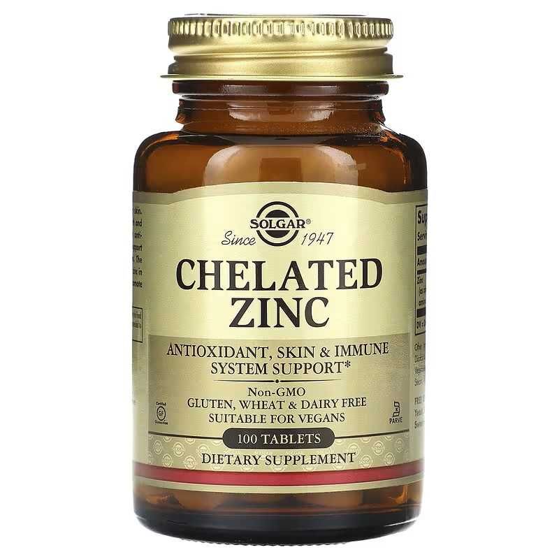 Solgar Пиколинат цинка хелатный цинк Zinc Picolinate Chelated Zinc