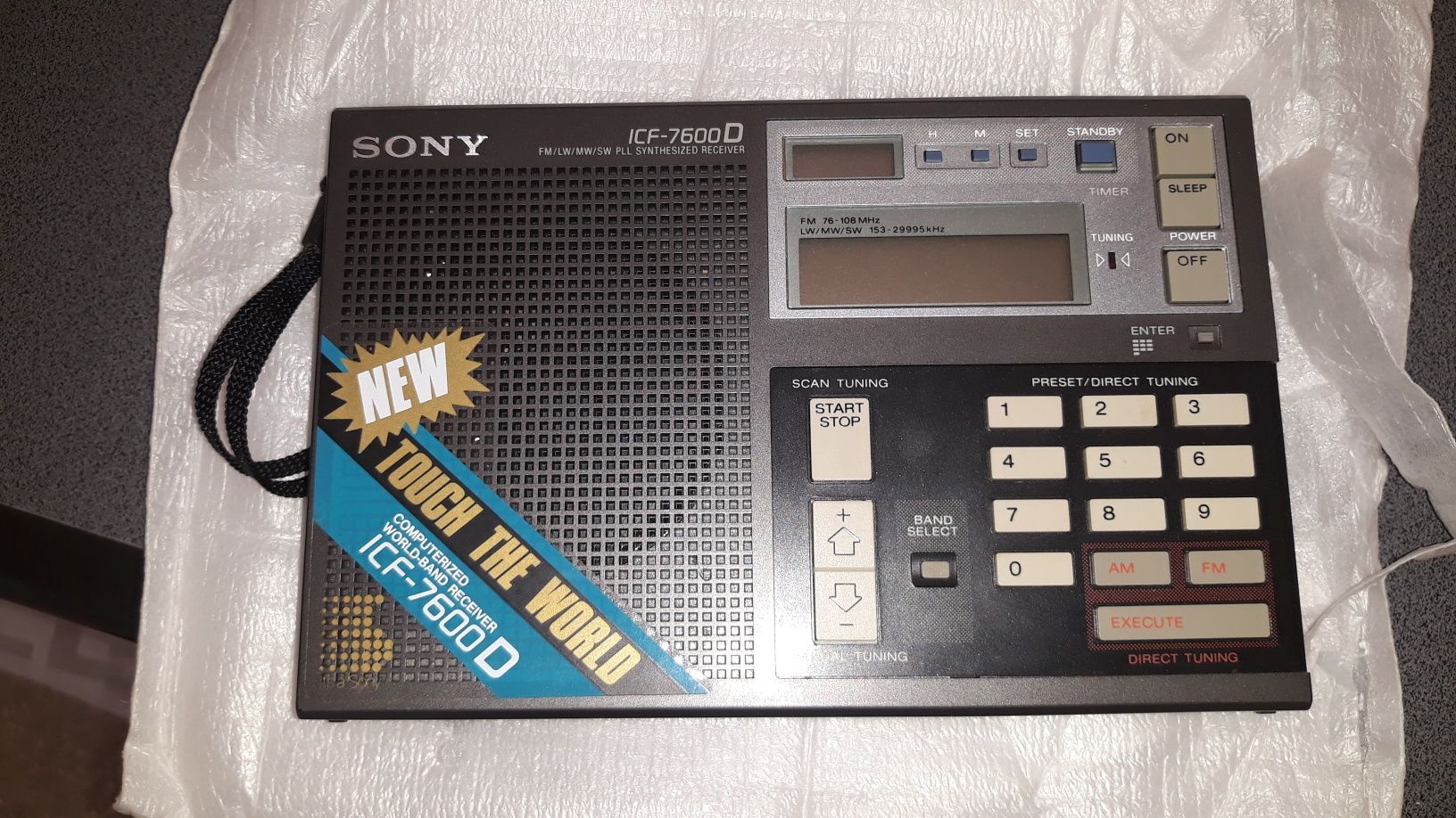 Radio Sony icf 7600d