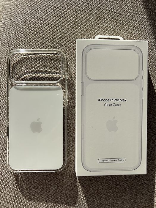 Huse originale Apple Clear Case cu MagSafe - iPhone 17 Pro/ Pro Max