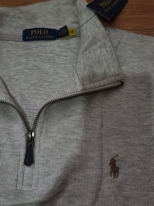 quarter zipper polo