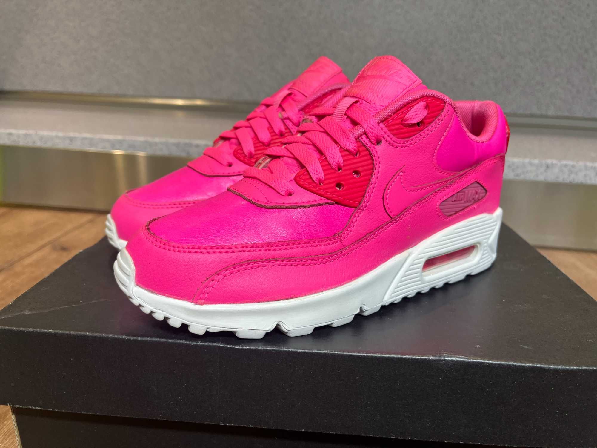 ОРИГИНАЛНИ *** Nike Air Max 90 Leather / 'Pink Pow'