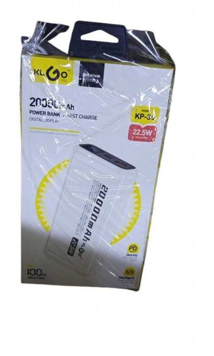 Преносима батерия KLGO KP-34, 20000mAh