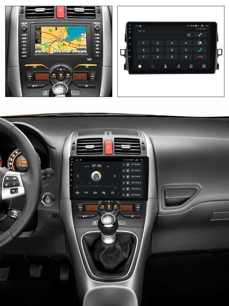 Navigatie Toyota Auris 2006-2011, Android 13, 9 INCH, 2GB RAM