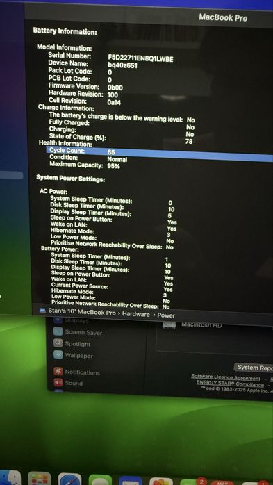 Macbook Pro M1 Pro 16GB 1TB stare perfecta