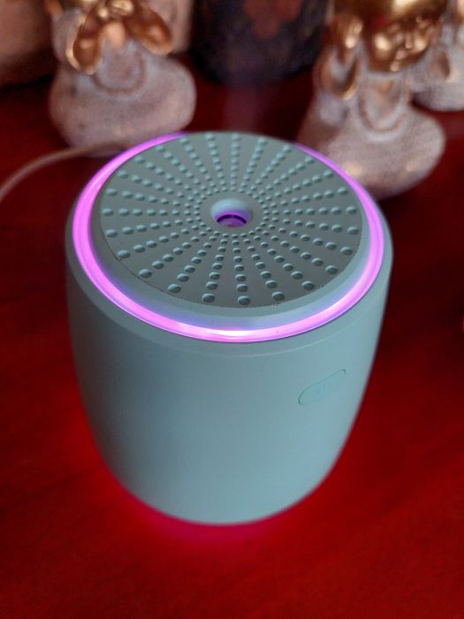 Difuzor aromaterapie cu abur, cu led color