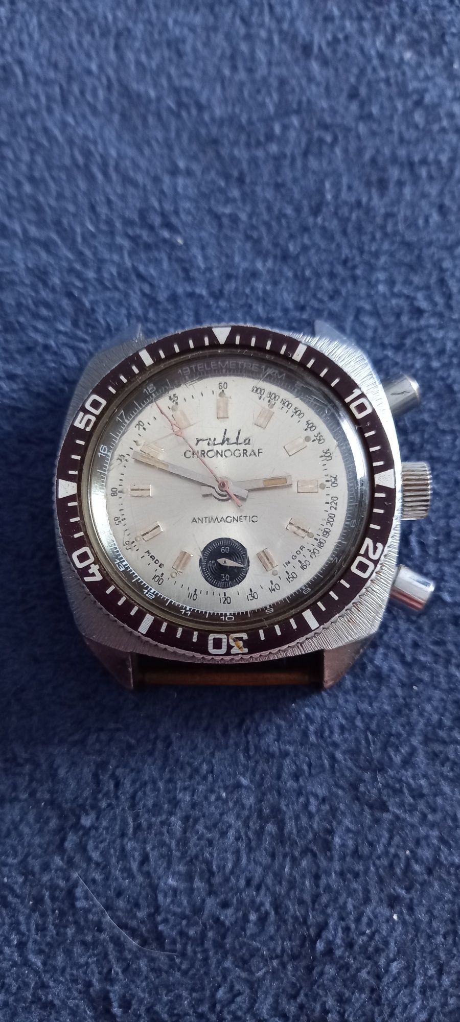 Ceas Bărbătesc Vintage Ruhla Chronograph