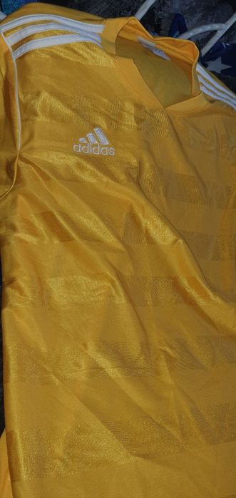 Tricou sport Adidas ClimaLite culoare galben marime S-M