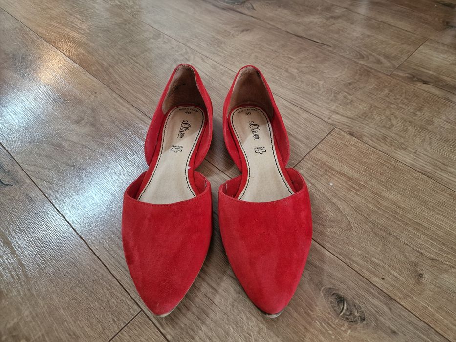 Balerini dama, din piele, S.Oliver, 40