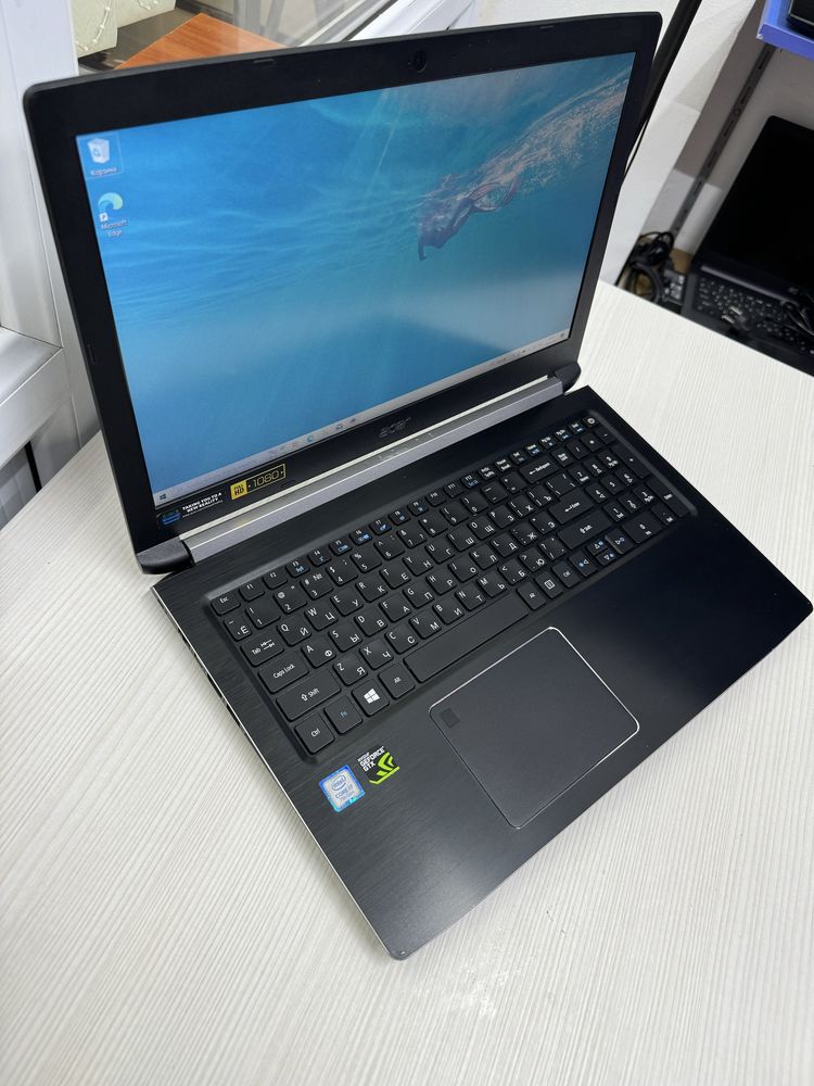 ACER Игровой Ноутбук Core i7-7th ОЗУ 16gb SSD 512gb GeForce GTX 4gb