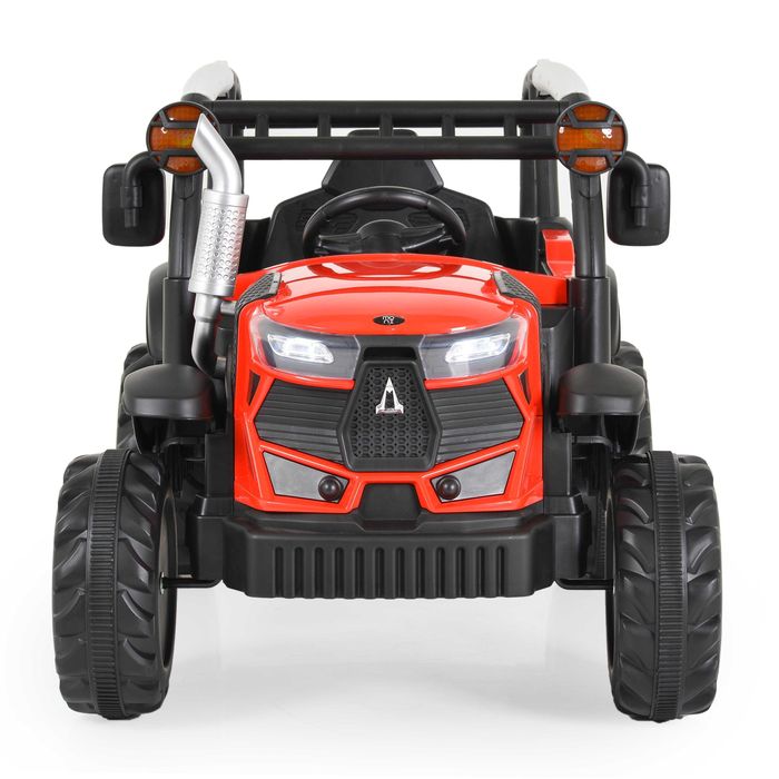 ПРОМОЦИЯ!НОВО!Акумулаторен трактор HARVEST RED с 12V,дистанционно,USB