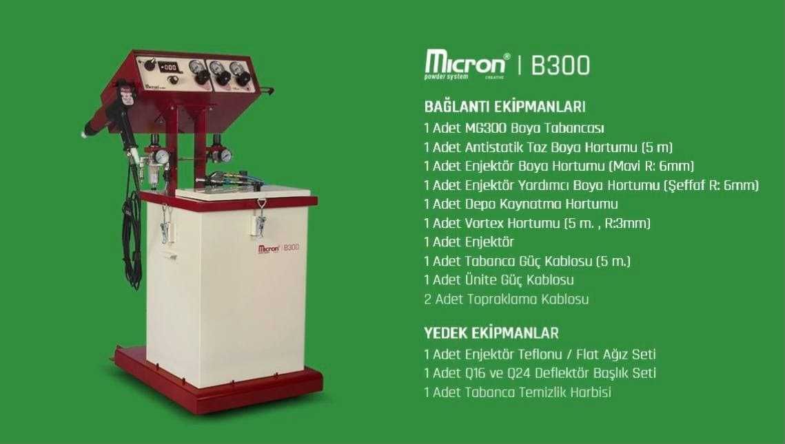 Распылитель порошковых красок MIСRON B300 модель Турция