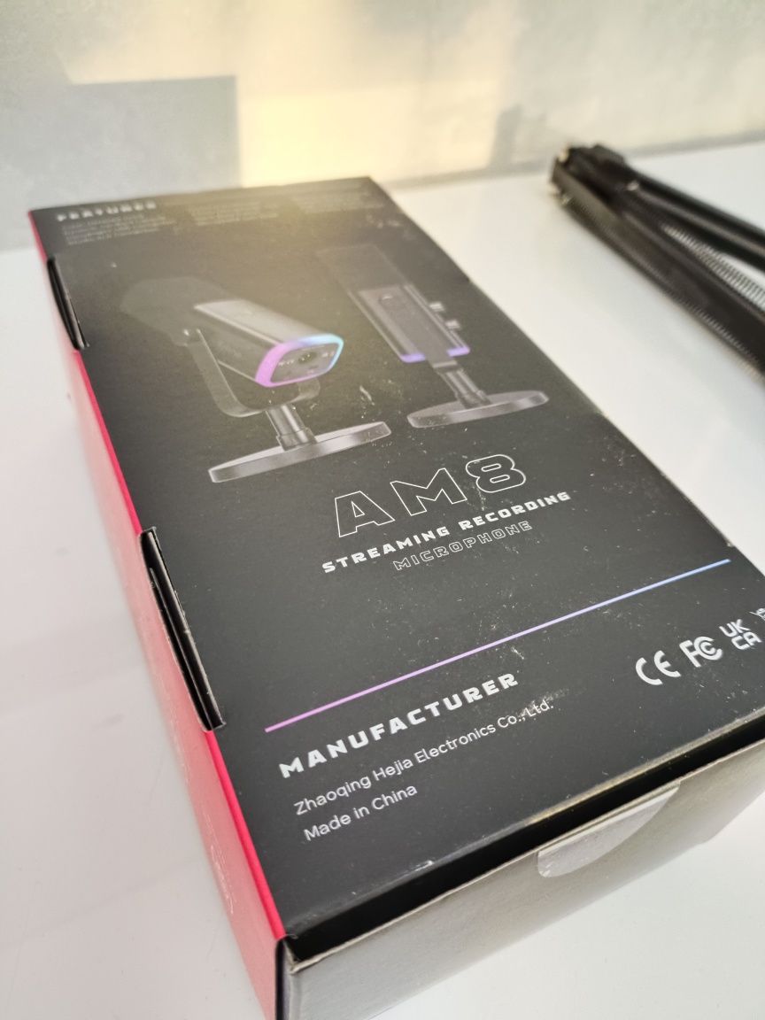 Микрофон fifine M8 black + кронштейн