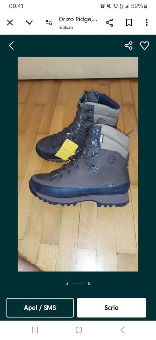 Bocanci Orizo Ridge, mărimi de la 41 la 47,din piele, noi,cu etichetă!