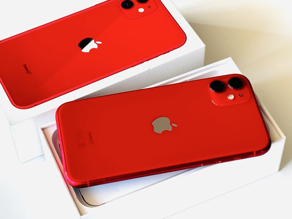 Iphone 11 64GB Red Отличен! 95% Батерия! Гаранция 6 месеца