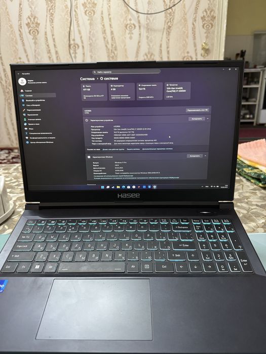 Hasee z7 RTX3050 i7 12650