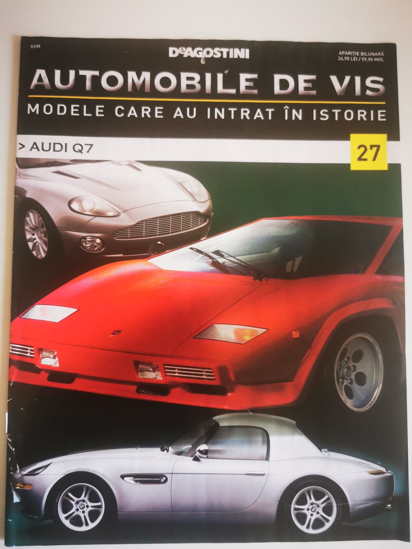 Revista Automobile de vis  Mercedes SLR McLAren Lamborghini Countach