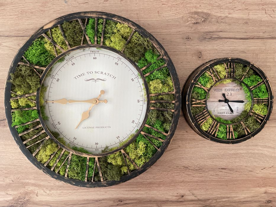 Картини и часовници със скандинавски мъх