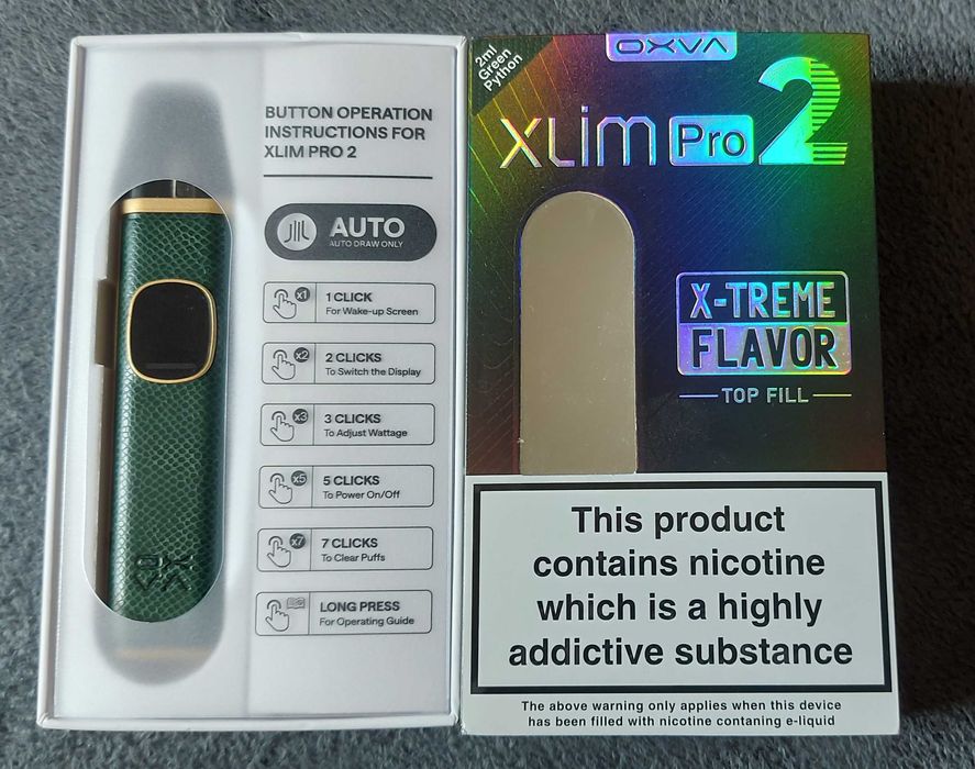 Vand kit Oxva Xlim Pro 2 Green Python
