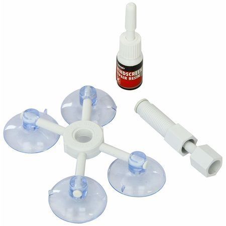 Set de reparare geam,aplicator de lipici,folie