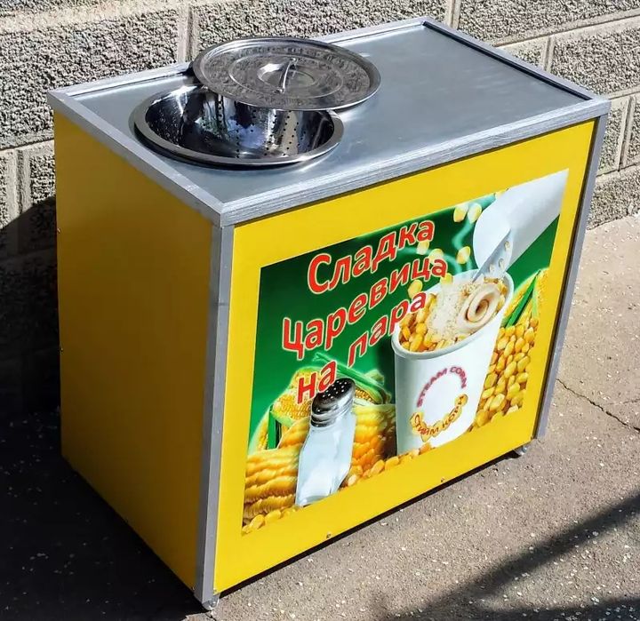 Количка за царевица на пара НАЙ-НИСКИ ЦЕНИ