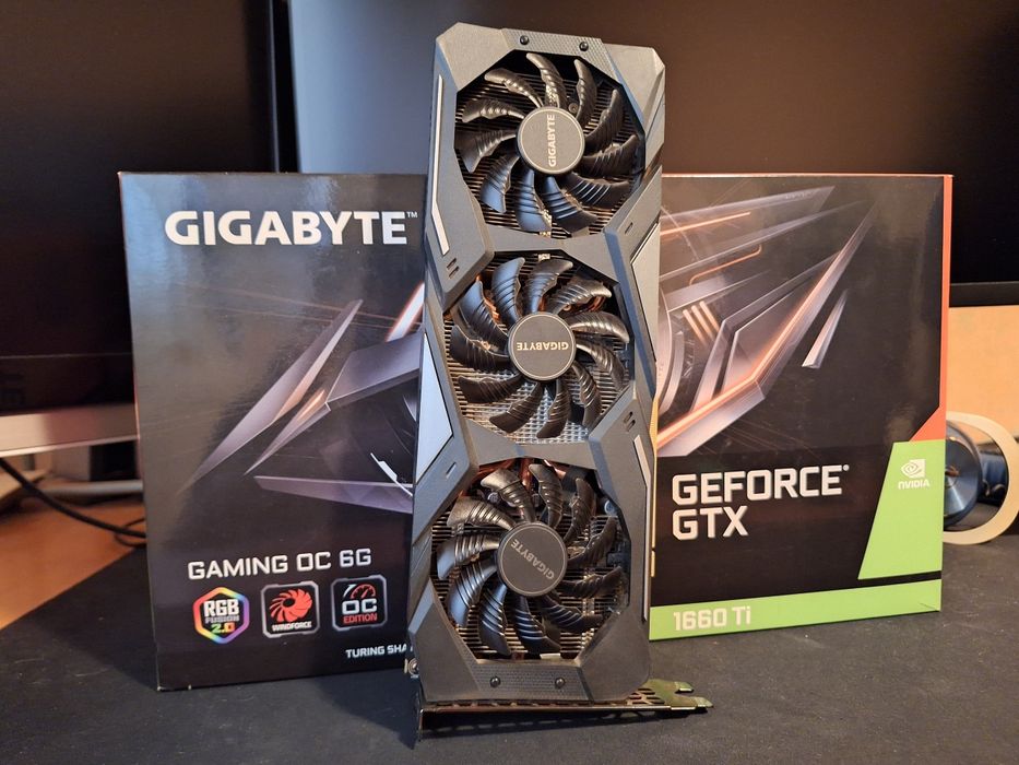 Placa Video Gigabyte Nvidia Geforce GTX 1660 TI Gaming OC