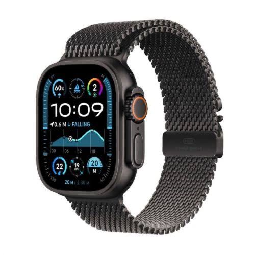 НОВ! Apple Watch Ultra 2 49mm Black Tit Black Milanese Loop ГАРАНЦИЯ!