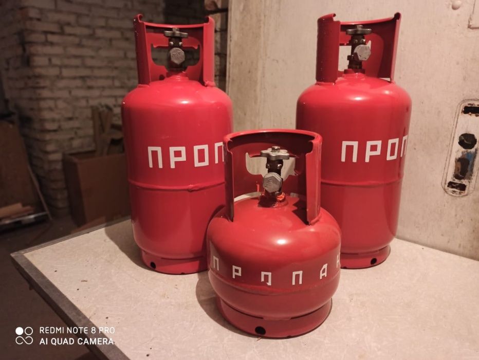газовый баллон! 12-лит. 5-лит. Новый!