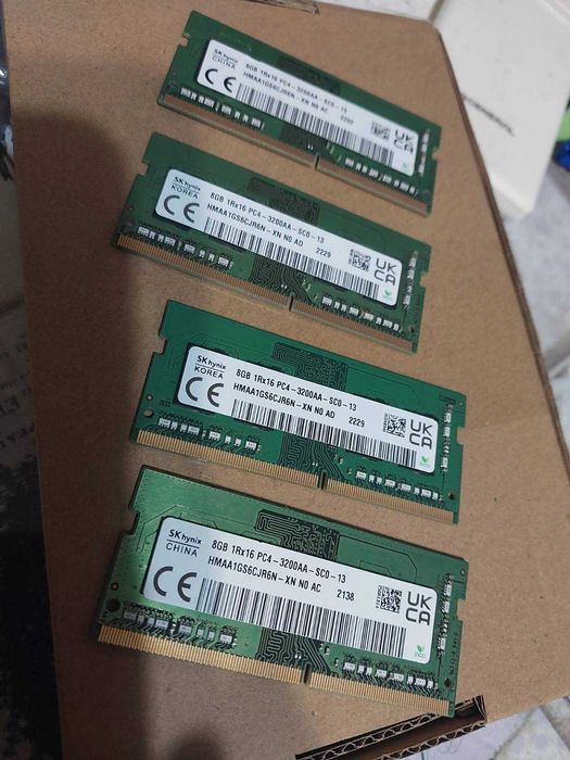 8GB 3200Mhz CL22 - SK Hynix (SO-DIMM - за лаптоп)